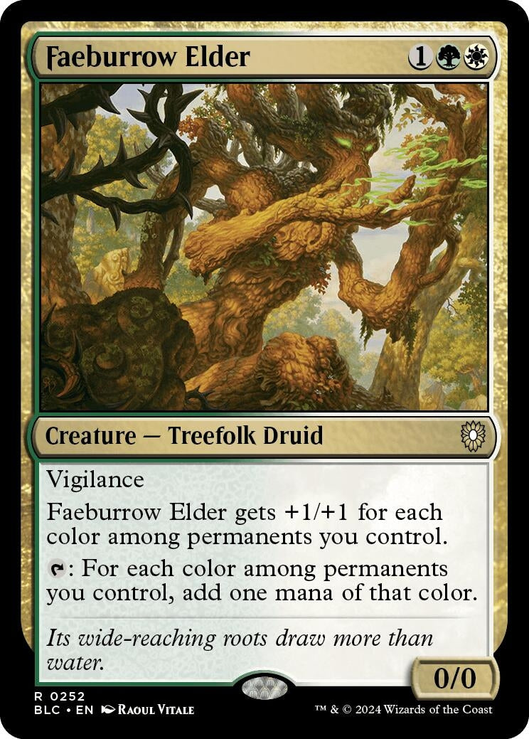 Image for Faeburrow Elder (252) [Bloomburrow] - Magic: The Gathering