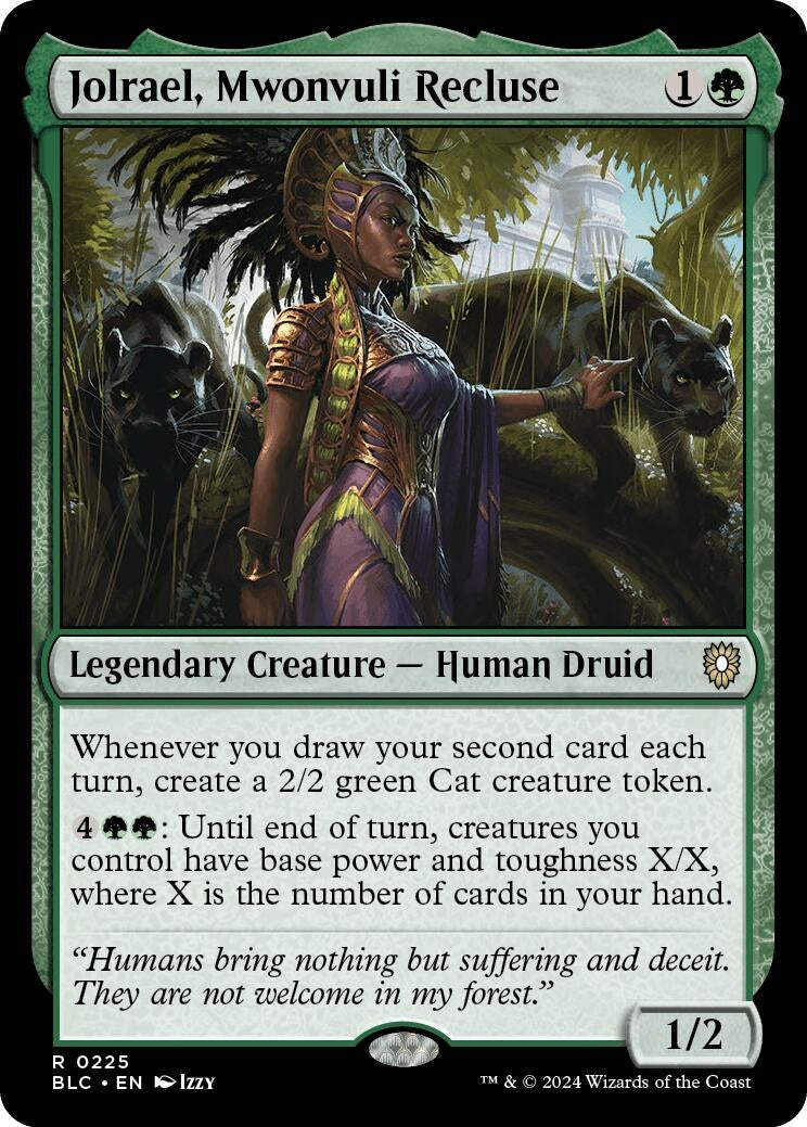 Image for Jolrael, Mwonvuli Recluse (225) [Bloomburrow] - Magic: The Gathering