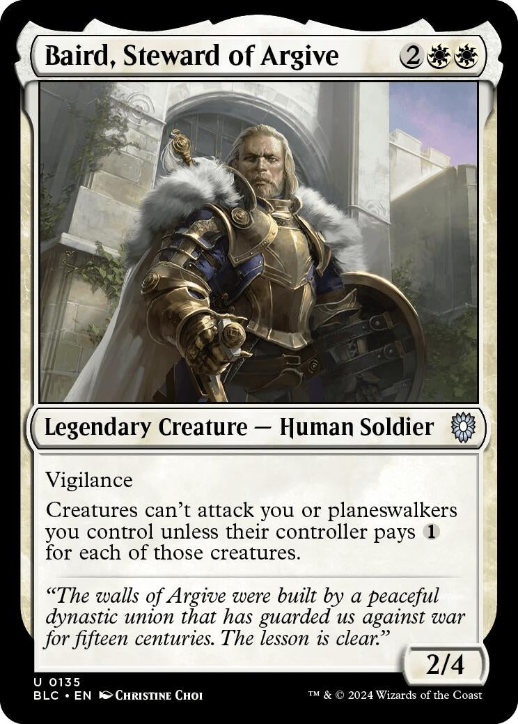 Image for Baird, Steward of Argive (135) [Bloomburrow] - Magic: The Gathering