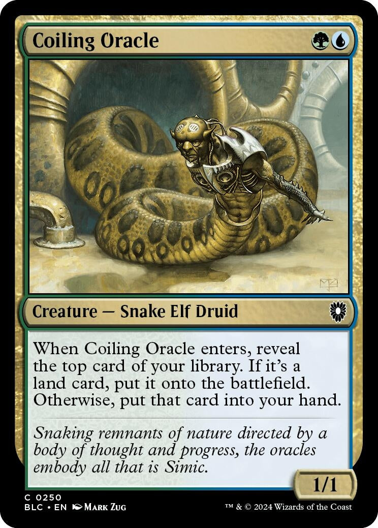 Coiling Oracle (250) [Commander: Bloomburrow]