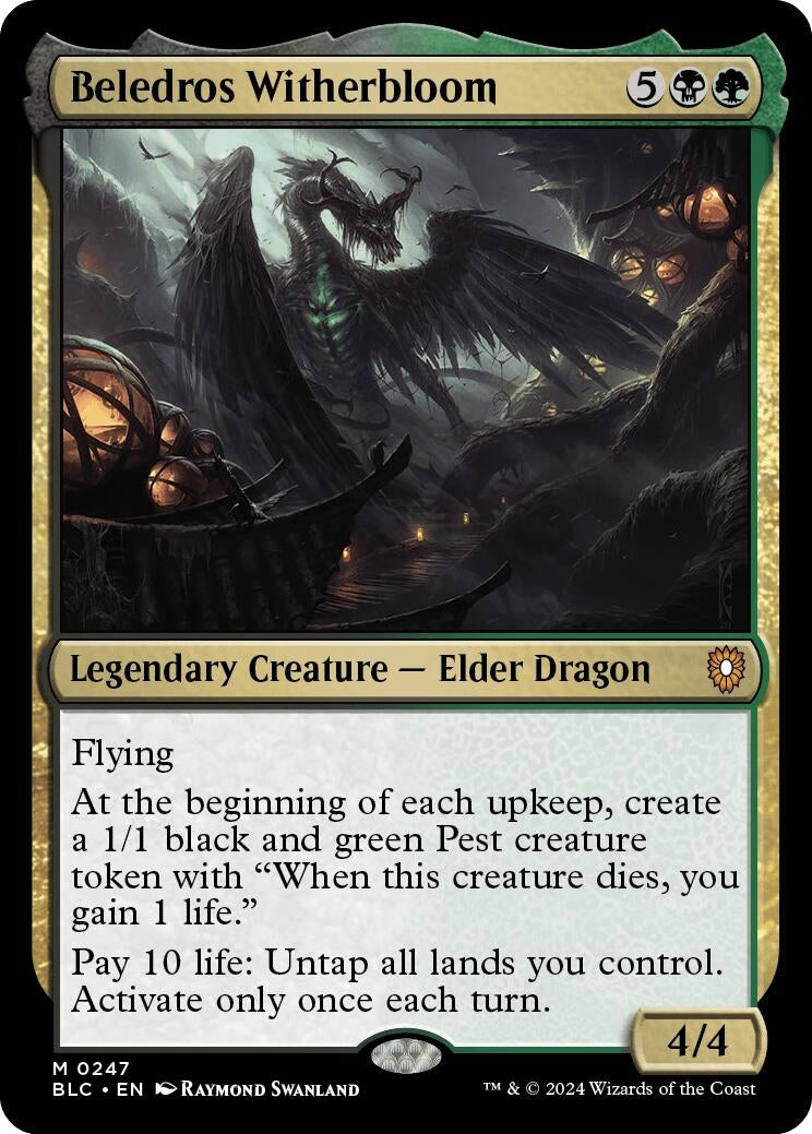 Image for Beledros Witherbloom (247) [Bloomburrow] - Magic: The Gathering