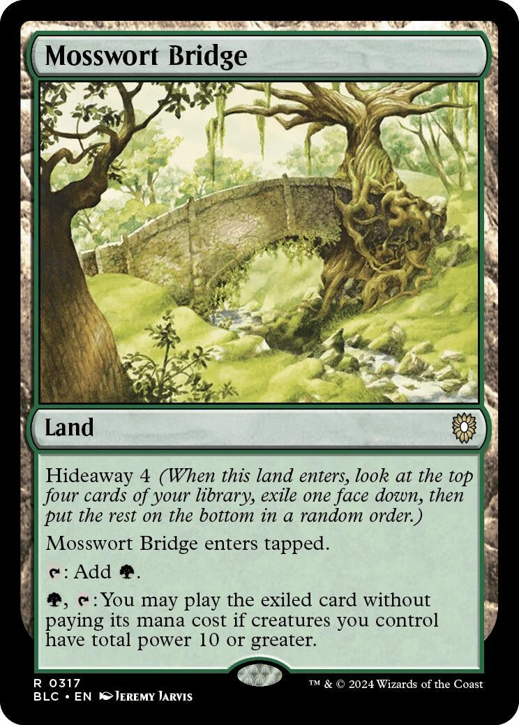 Image for Mosswort Bridge (317) [Bloomburrow] - Magic: The Gathering