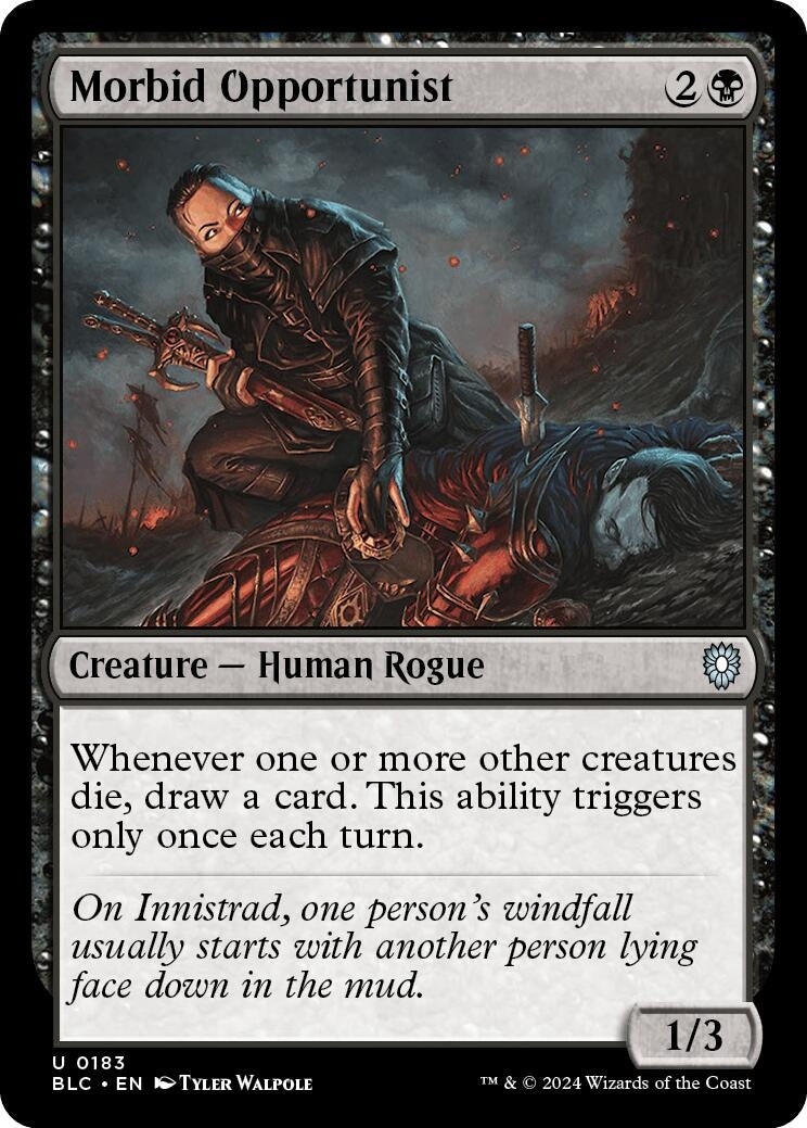 Image for Morbid Opportunist (183) [Bloomburrow] - Magic: The Gathering