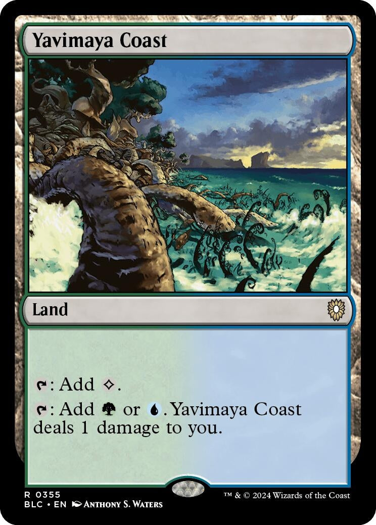 Image for Yavimaya Coast (355) [Bloomburrow] - Magic: The Gathering