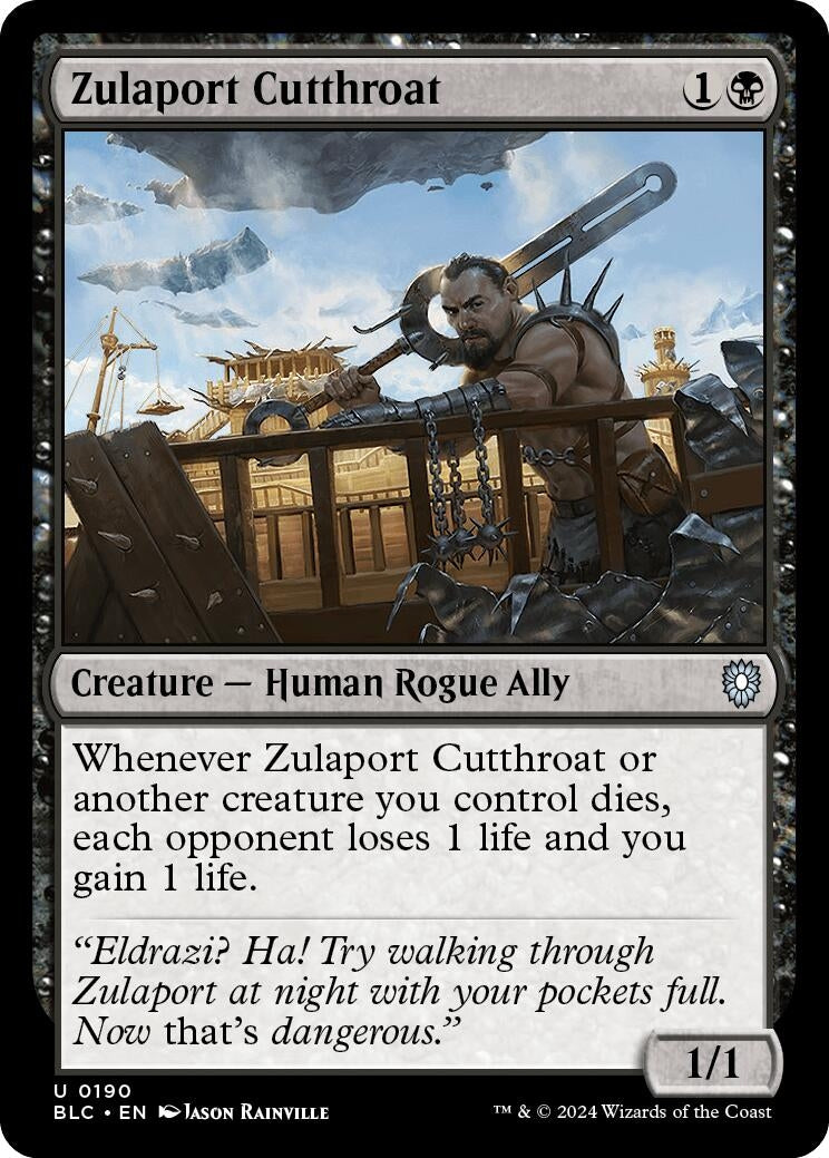 Image for Zulaport Cutthroat (190) [Bloomburrow] - Magic: The Gathering