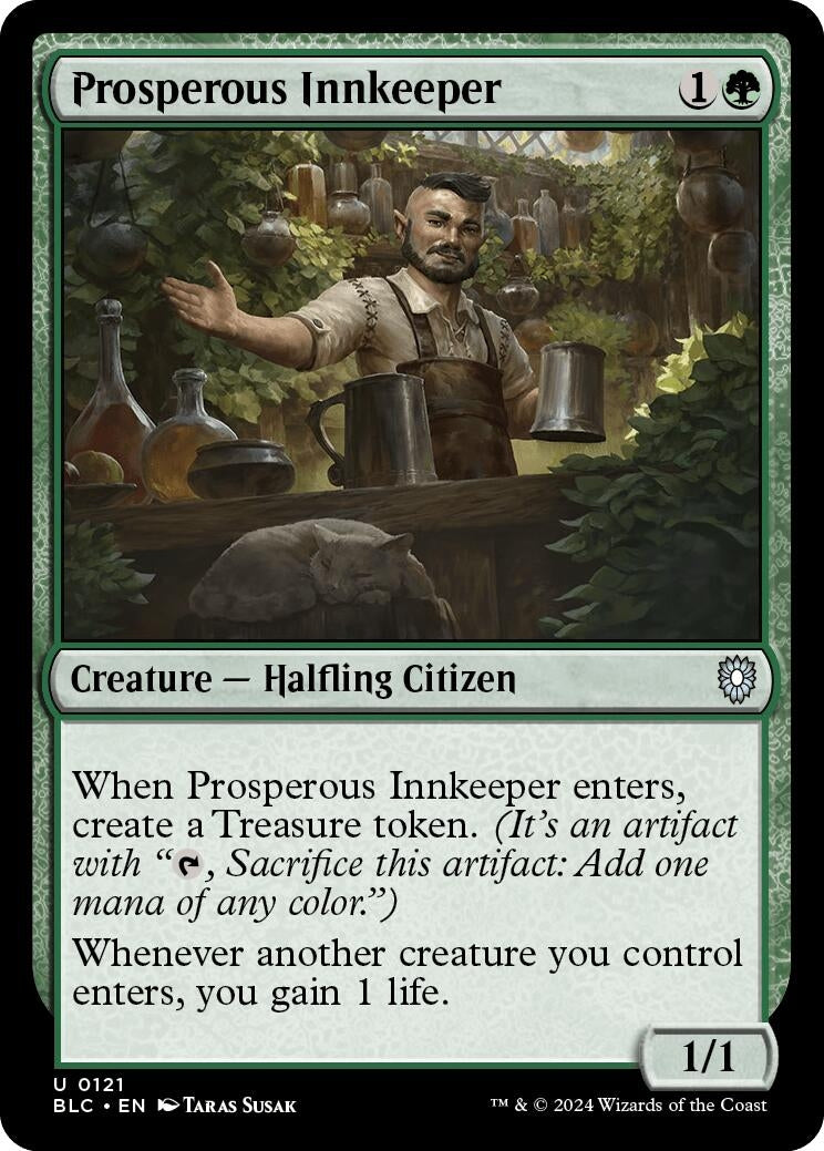 Image for Prosperous Innkeeper (121) [Bloomburrow] - Magic: The Gathering