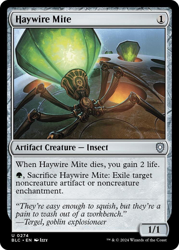 Image for Haywire Mite (274) [Bloomburrow] - Magic: The Gathering