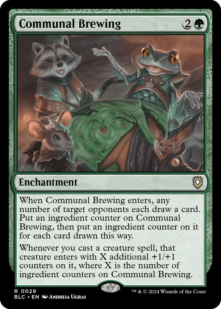 Image for Communal Brewing (29) [Bloomburrow] - Magic: The Gathering