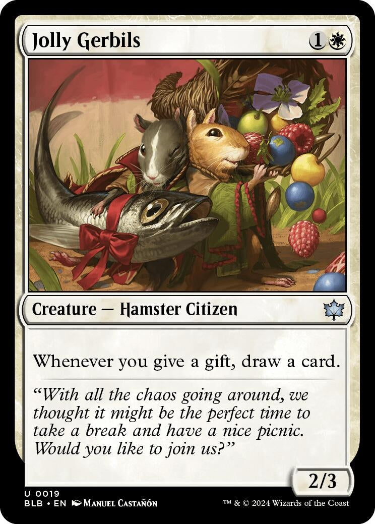 Image for Jolly Gerbils (19) [Bloomburrow] - Magic: The Gathering