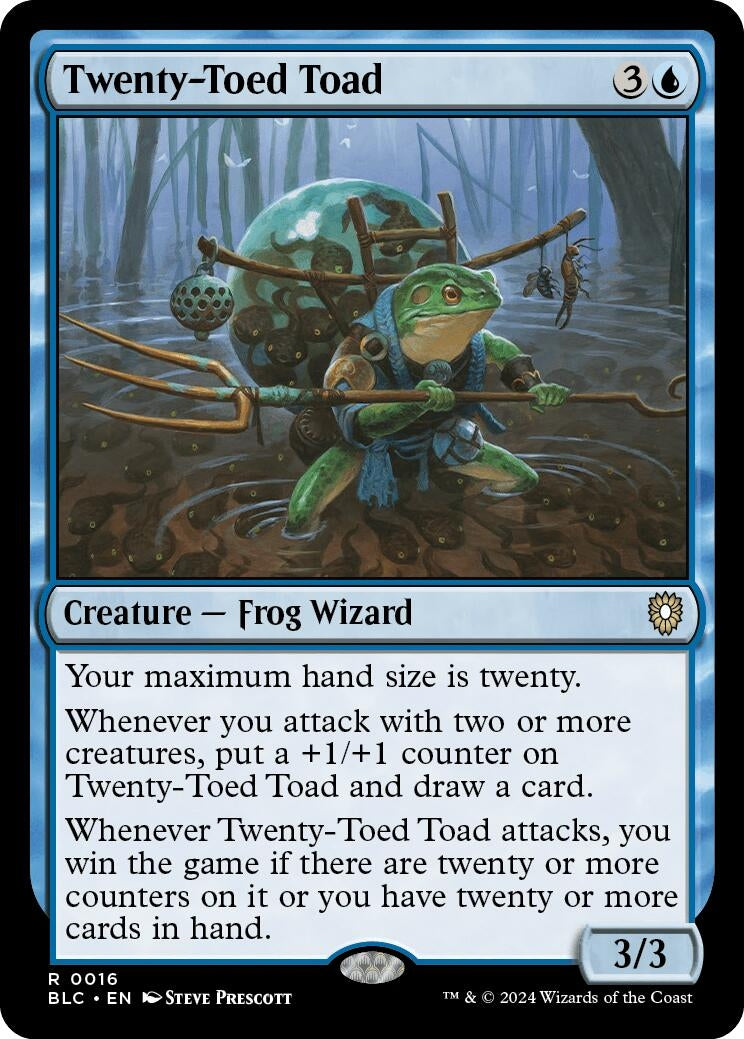 Image for Twenty-Toed Toad (16) [Bloomburrow] - Magic: The Gathering