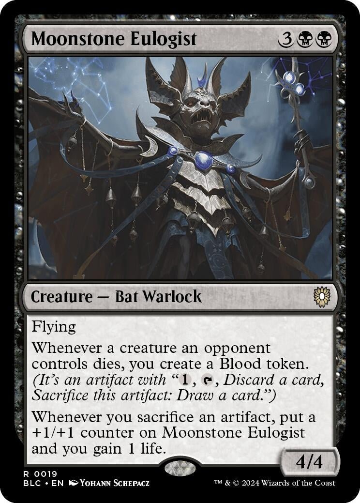 Moonstone Eulogist (19) [Commander: Bloomburrow]