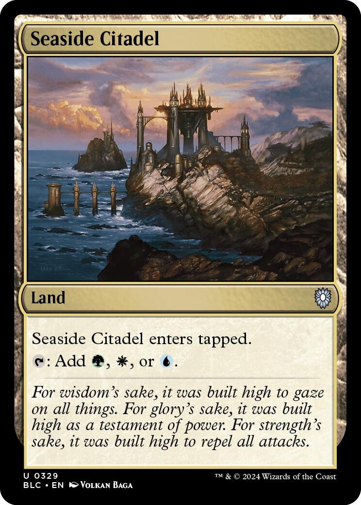 Image for Seaside Citadel (329) [Bloomburrow] - Magic: The Gathering