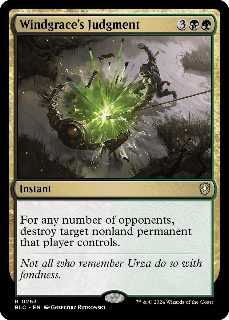 Image for Windgrace's Judgment (263) [Bloomburrow] - Magic: The Gathering