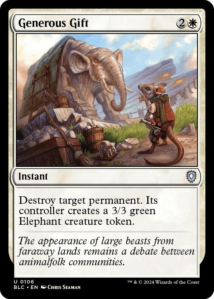 Image for Generous Gift (106) [Bloomburrow] - Magic: The Gathering