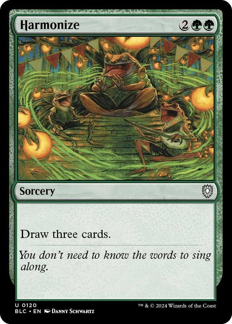 Image for Harmonize (120) [Bloomburrow] - Magic: The Gathering