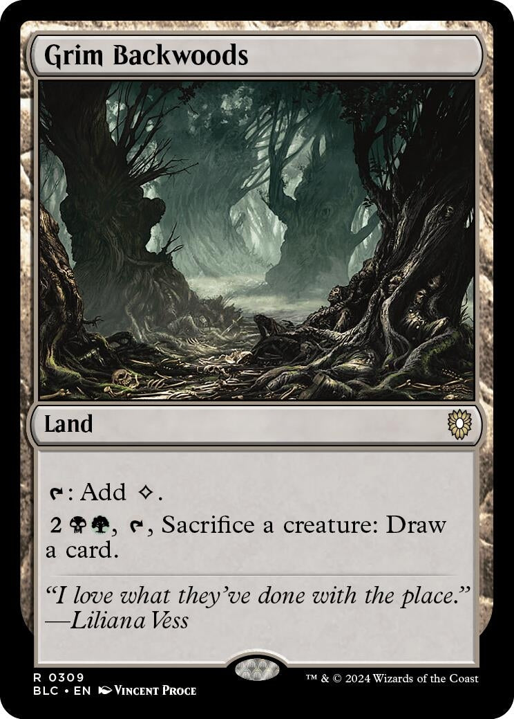 Image for Grim Backwoods (309) [Bloomburrow] - Magic: The Gathering