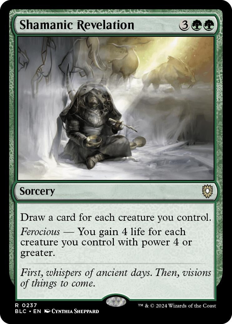 Image for Shamanic Revelation (237) [Bloomburrow] - Magic: The Gathering