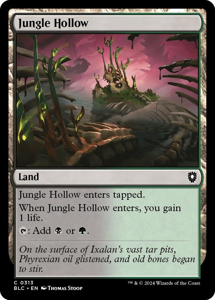 Image for Jungle Hollow (313) [Bloomburrow] - Magic: The Gathering