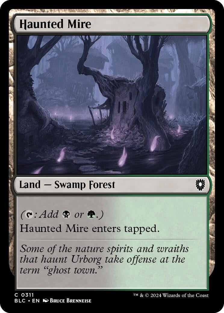 Image for Haunted Mire (311) [Bloomburrow] - Magic: The Gathering