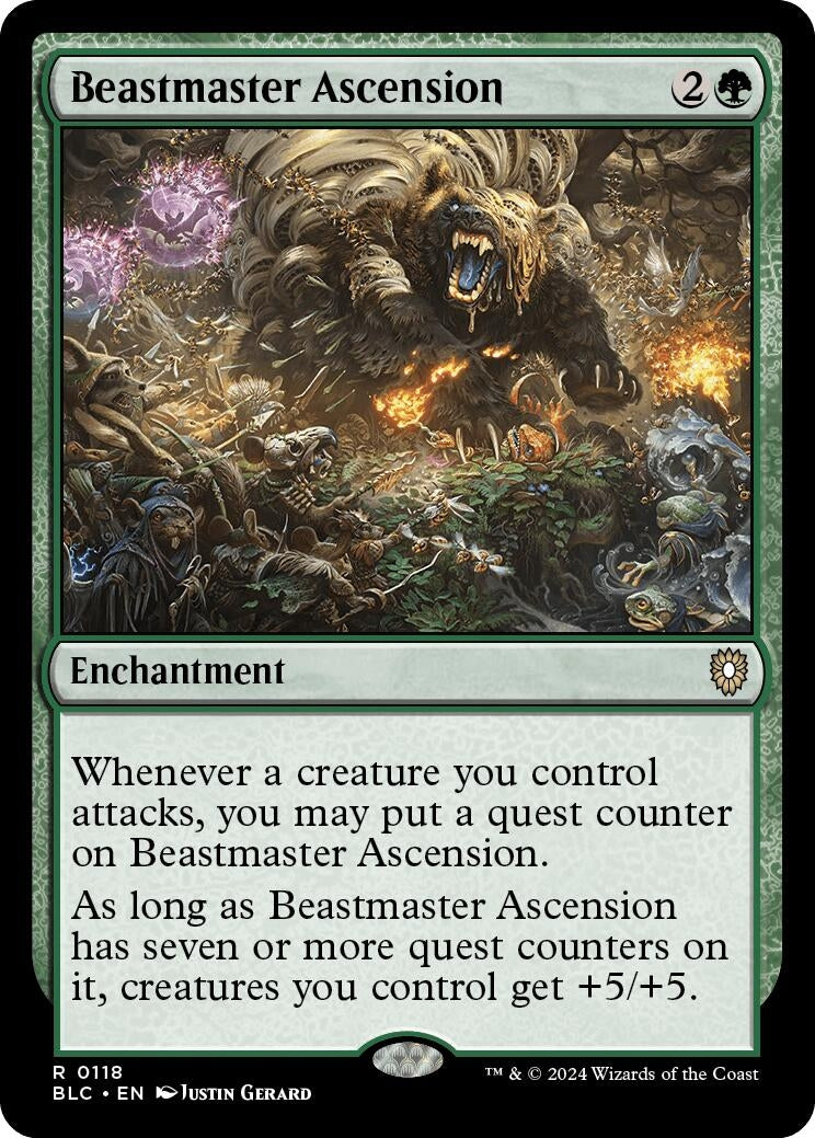 Beastmaster Ascension (118) [Commander: Bloomburrow]