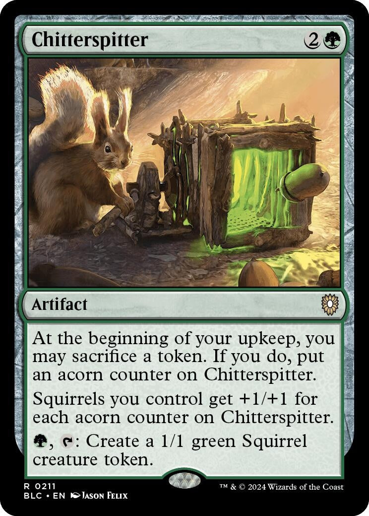 Image for Chitterspitter (211) [Bloomburrow] - Magic: The Gathering