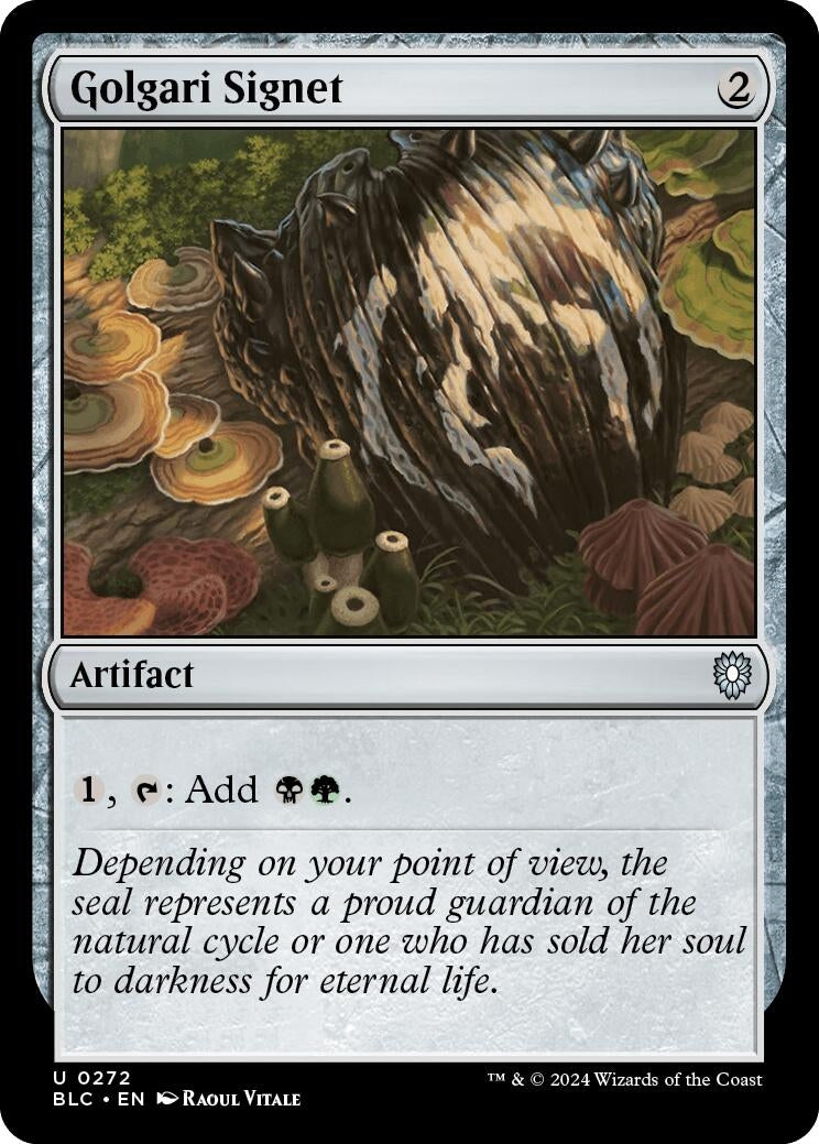 Image for Golgari Signet (272) [Bloomburrow] - Magic: The Gathering