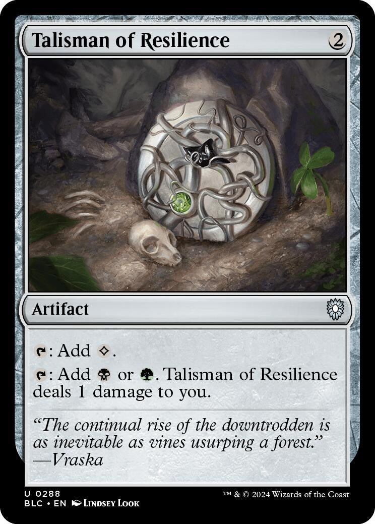 Image for Talisman of Resilience (288) [Bloomburrow] - Magic: The Gathering