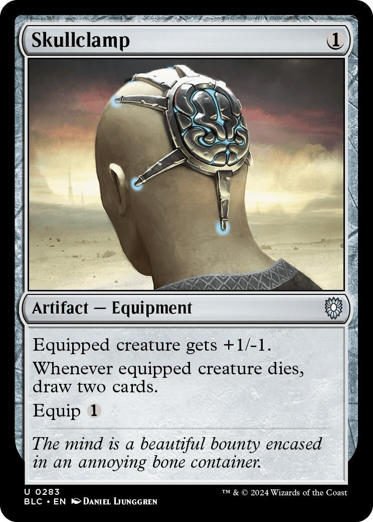 Image for Skullclamp (283) [Bloomburrow] - Magic: The Gathering