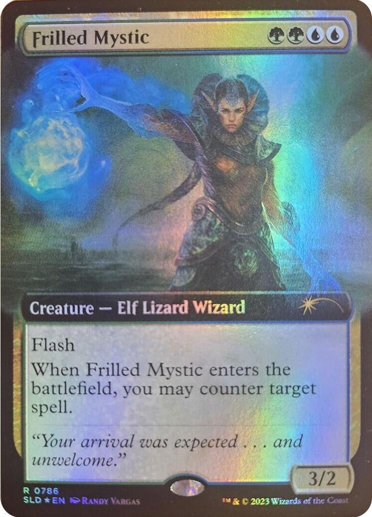 Image for Frilled Mystic (Extended Art) (786) [Secret Lair Drop Series] - Magic: The Gathering