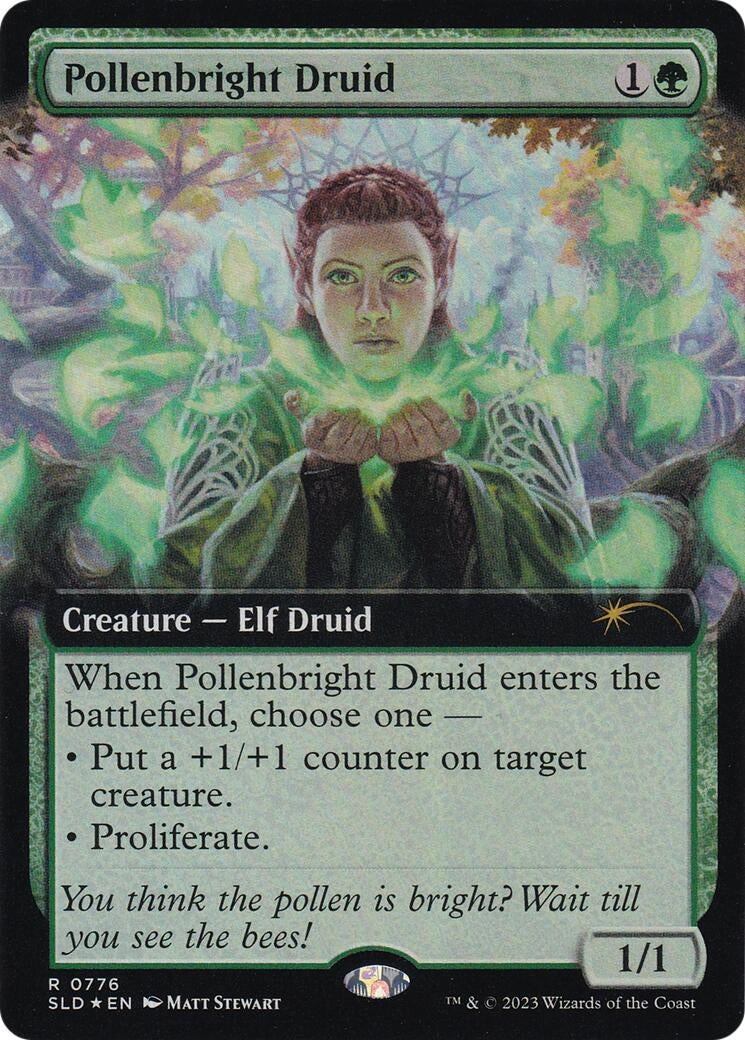 Image for Pollenbright Druid (Extended Art) (776) [Secret Lair Drop Series] - Magic: The Gathering