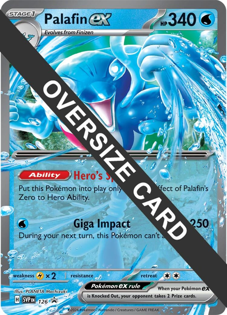 Image for Palafin ex - 126 (126) [Jumbo Cards] - Pokemon