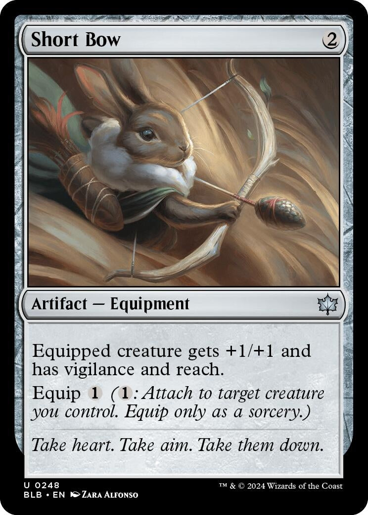 Image for Short Bow (248) [Bloomburrow] - Magic: The Gathering