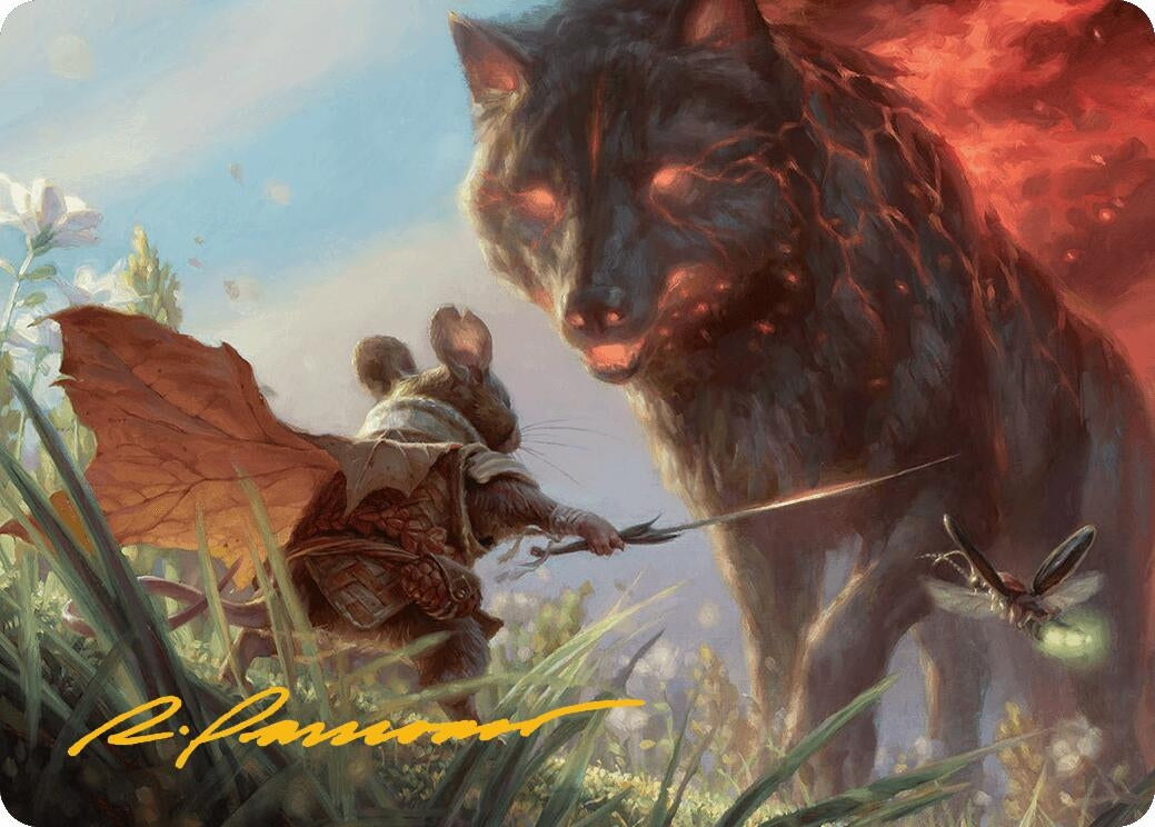Image for Repel Calamity Art Card (Gold-Stamped Signature) (2) [Bloomburrow] - Magic: The Gathering