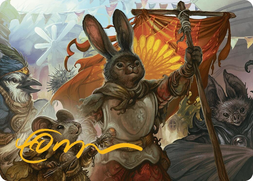 Image for Valley Questcaller 2 Art Card (Gold-Stamped Signature) (37) [Bloomburrow] - Magic: The Gathering