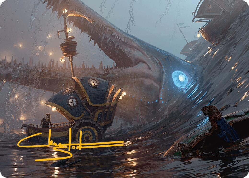 Image for Eluge, the Shoreless Sea Art Card (Gold-Stamped Signature) (6) [Bloomburrow] - Magic: The Gathering