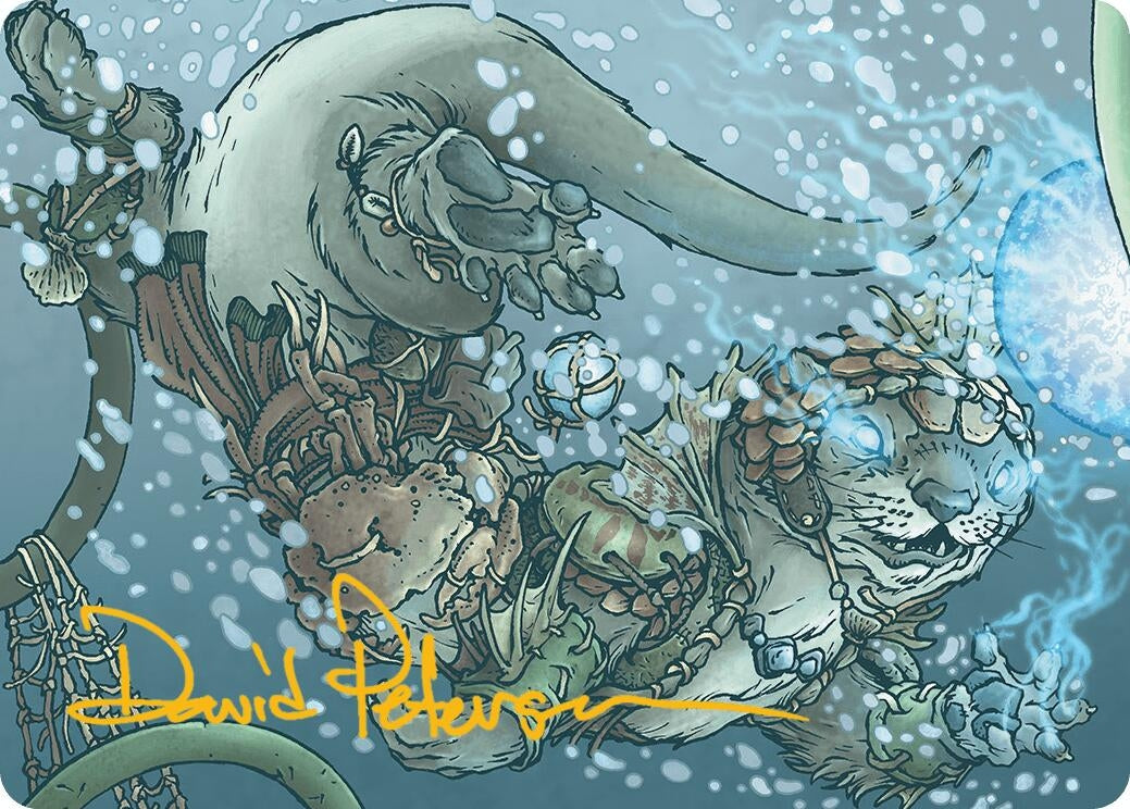 Image for Kitsa, Otterball Elite Art Card (Gold-Stamped Signature) (42) [Bloomburrow] - Magic: The Gathering