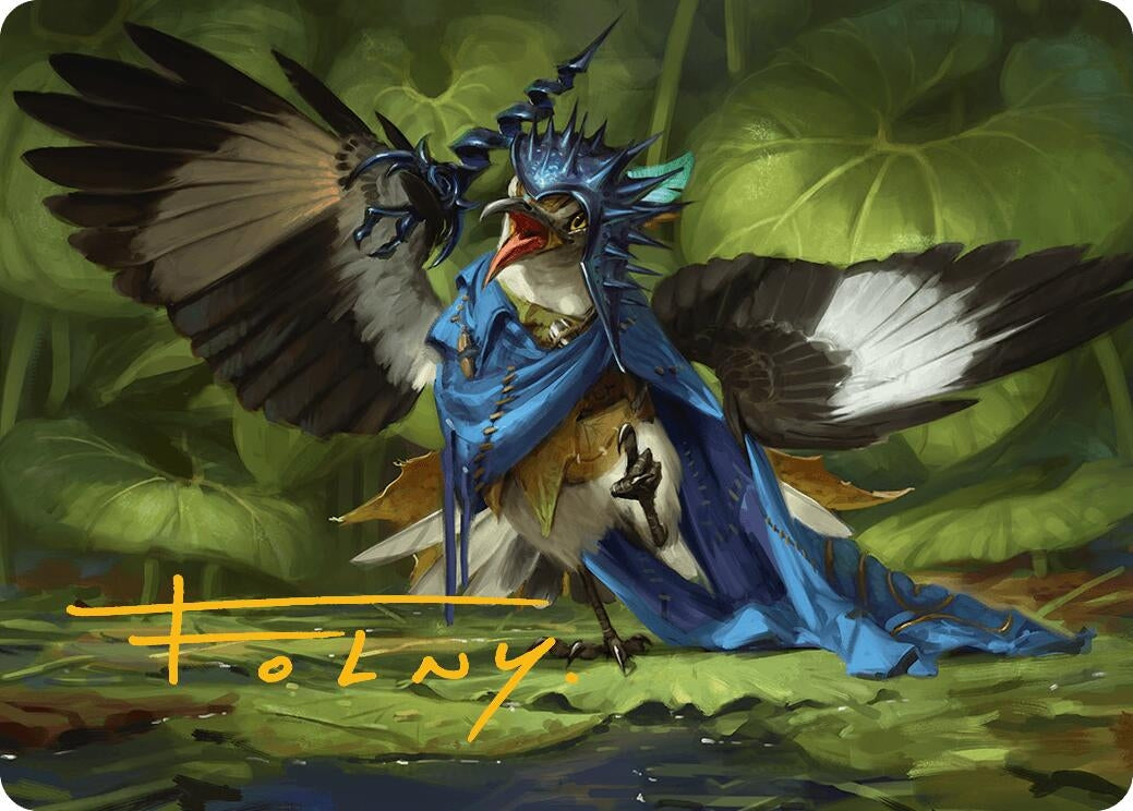 Image for Mockingbird Art Card (Gold-Stamped Signature) (9) [Bloomburrow] - Magic: The Gathering