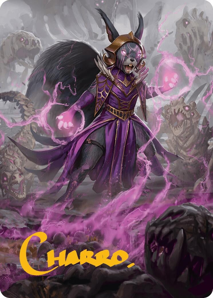 Image for Liliana of the Dark Realms Art Card (Gold-Stamped Signature) (51) [Bloomburrow] - Magic: The Gathering