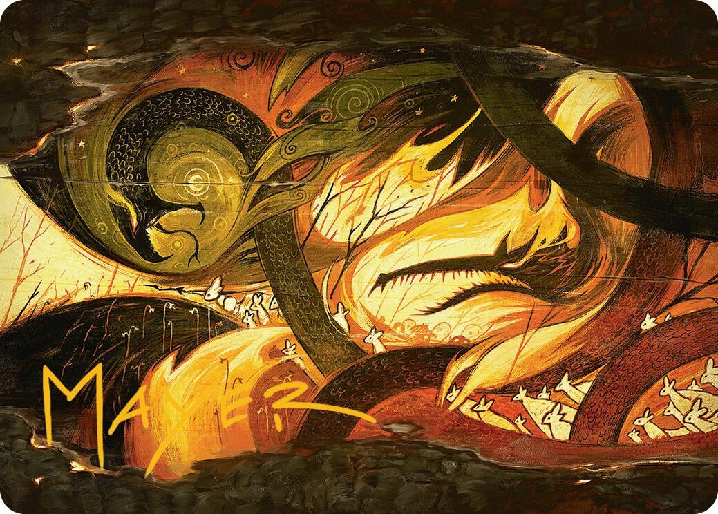 Image for Season of Loss Art Card (Gold-Stamped Signature) (17) [Bloomburrow] - Magic: The Gathering