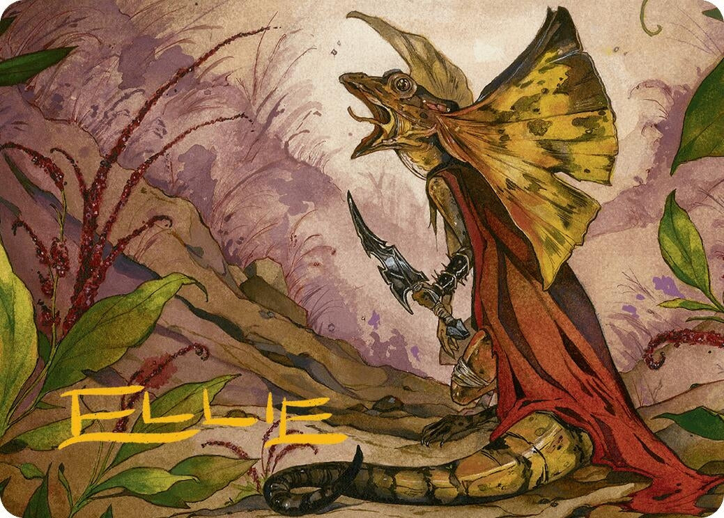 Image for Hired Claw Art Card (Gold-Stamped Signature) (39) [Bloomburrow] - Magic: The Gathering