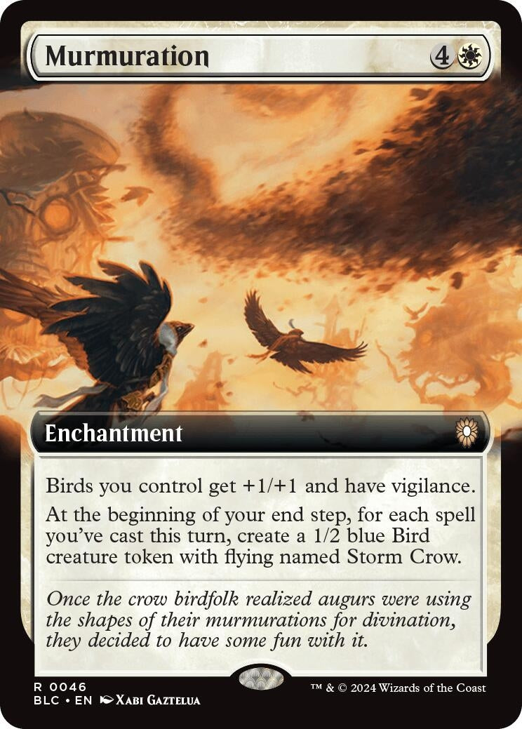 Image for Murmuration (Extended Art) (46) [Bloomburrow] - Magic: The Gathering