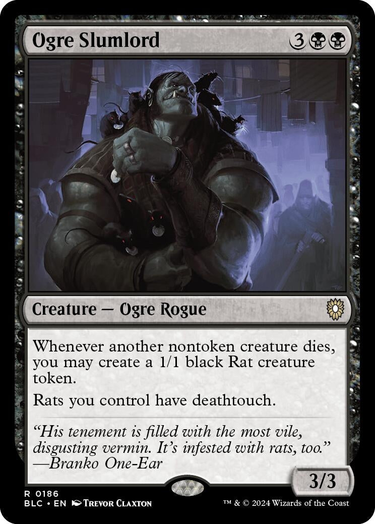 Image for Ogre Slumlord (186) [Bloomburrow] - Magic: The Gathering
