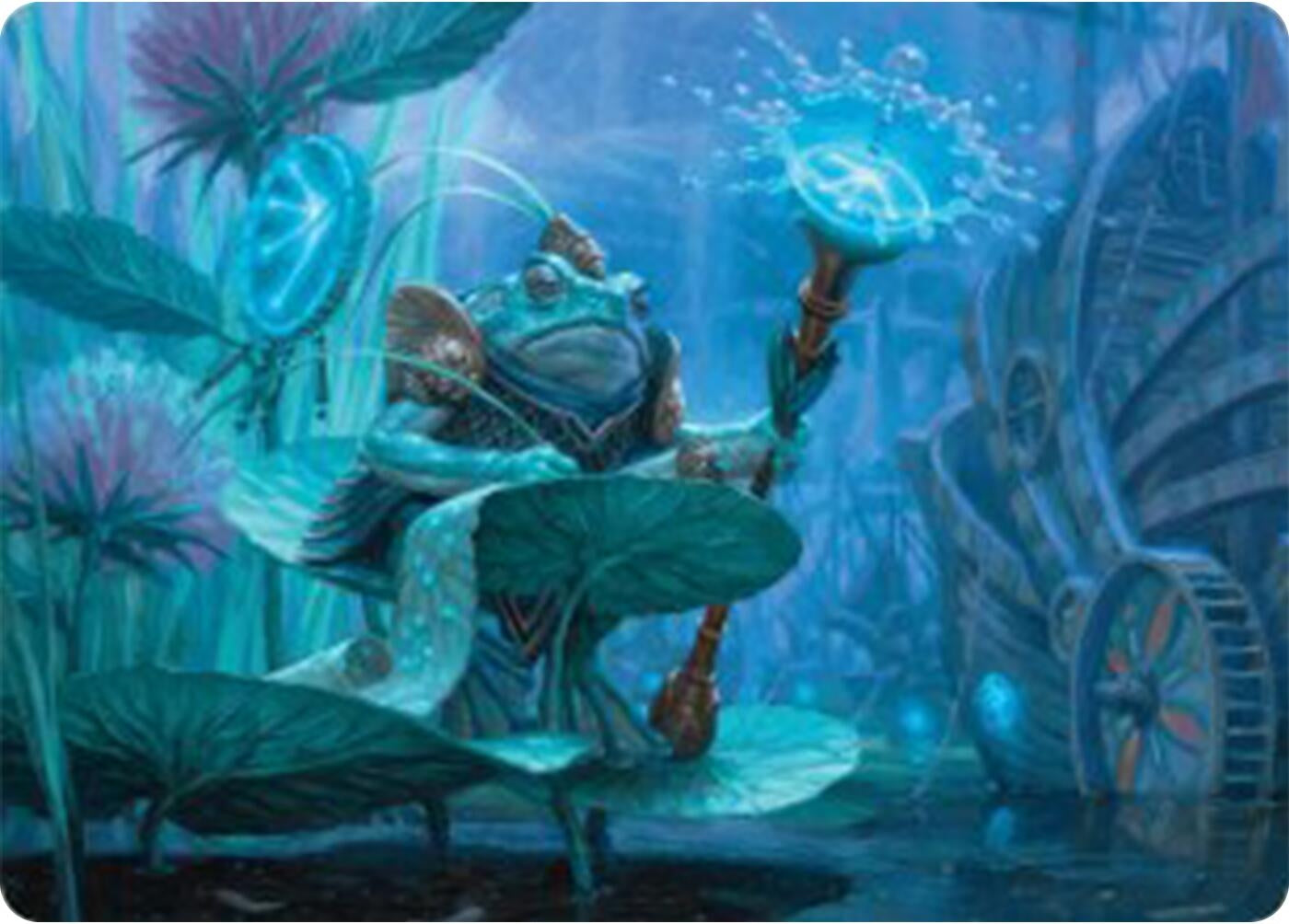 Image for Dour Port-Mage Art Card (5) [Bloomburrow] - Magic: The Gathering
