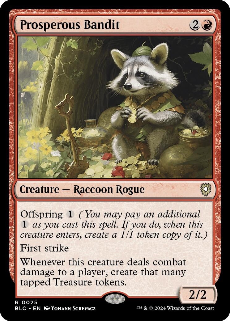 Image for Prosperous Bandit (25) [Bloomburrow] - Magic: The Gathering