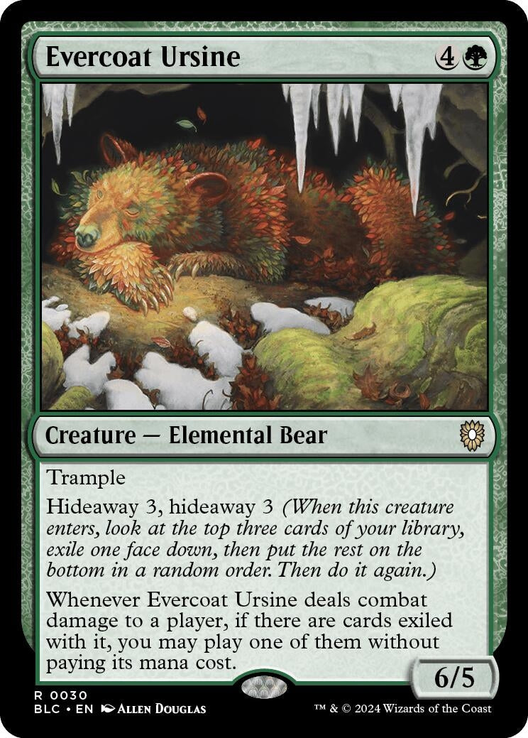 Image for Evercoat Ursine (30) [Bloomburrow] - Magic: The Gathering