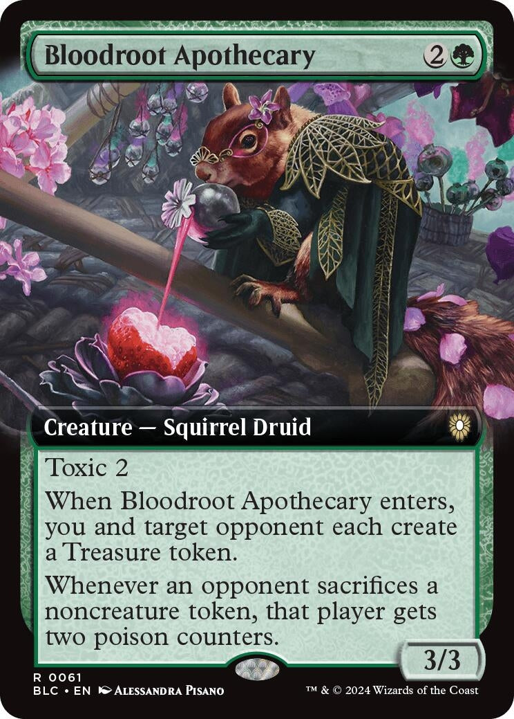 Image for Bloodroot Apothecary (Extended Art) (61) [Bloomburrow] - Magic: The Gathering