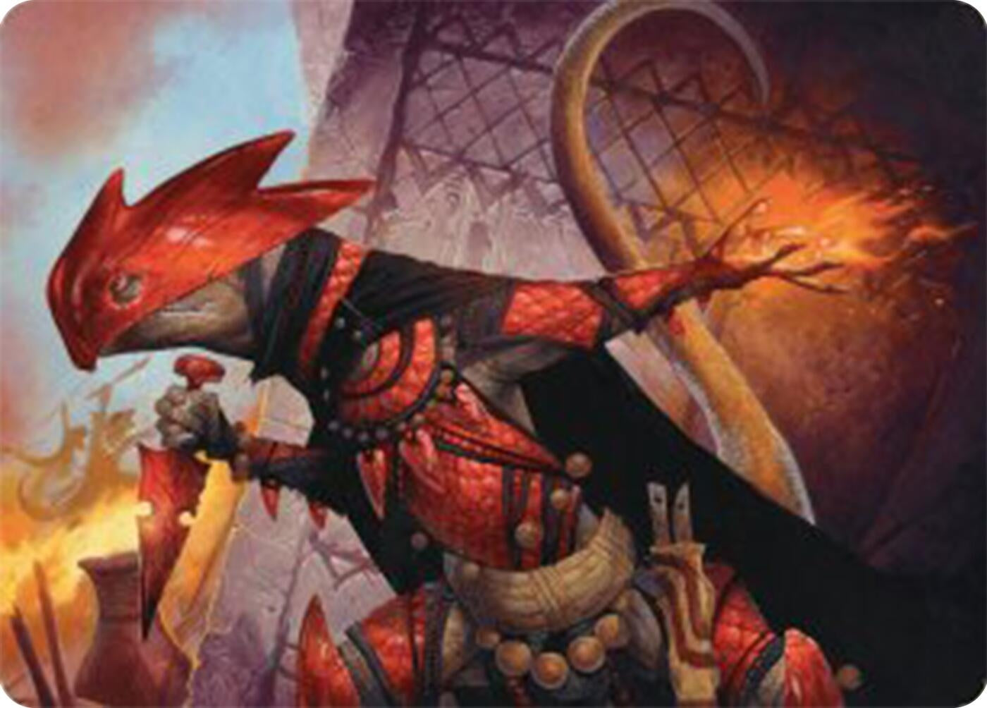Image for Cindering Cutthroat Art Card (26) [Bloomburrow] - Magic: The Gathering