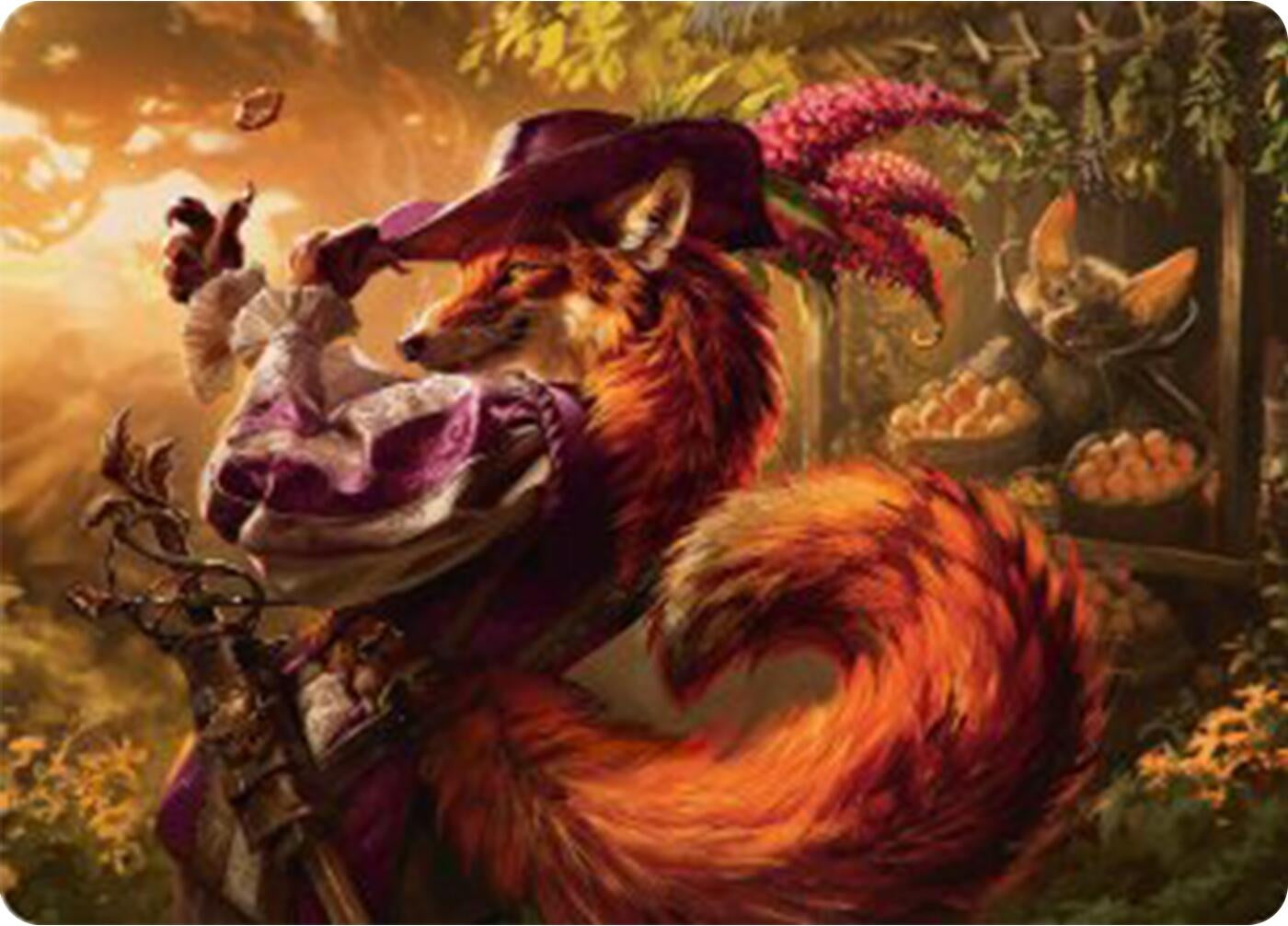Image for Mr. Foxglove Art Card (31) [Bloomburrow] - Magic: The Gathering