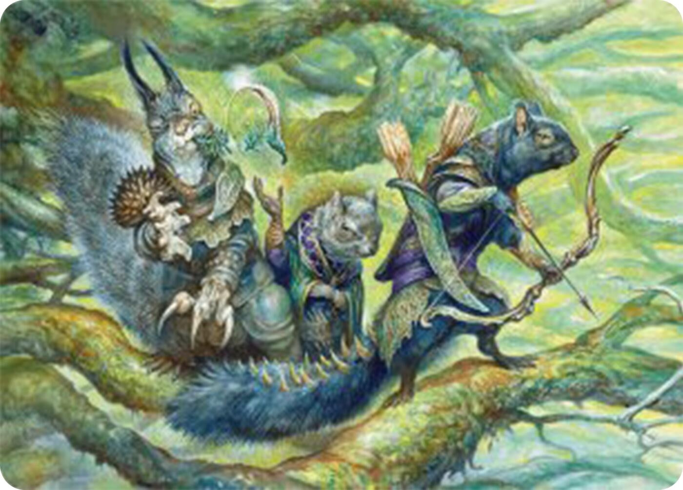 Image for The Odd Acorn Gang Art Card (32) [Bloomburrow] - Magic: The Gathering