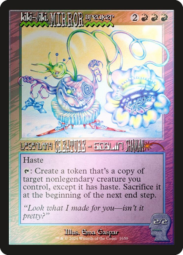 Image for Kiki-Jiki, Mirror Breaker (Rainbow Foil) (1659) [Secret Lair Drop Series] - Magic: The Gathering